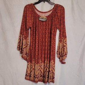 NWT Orange Tunic Size Large